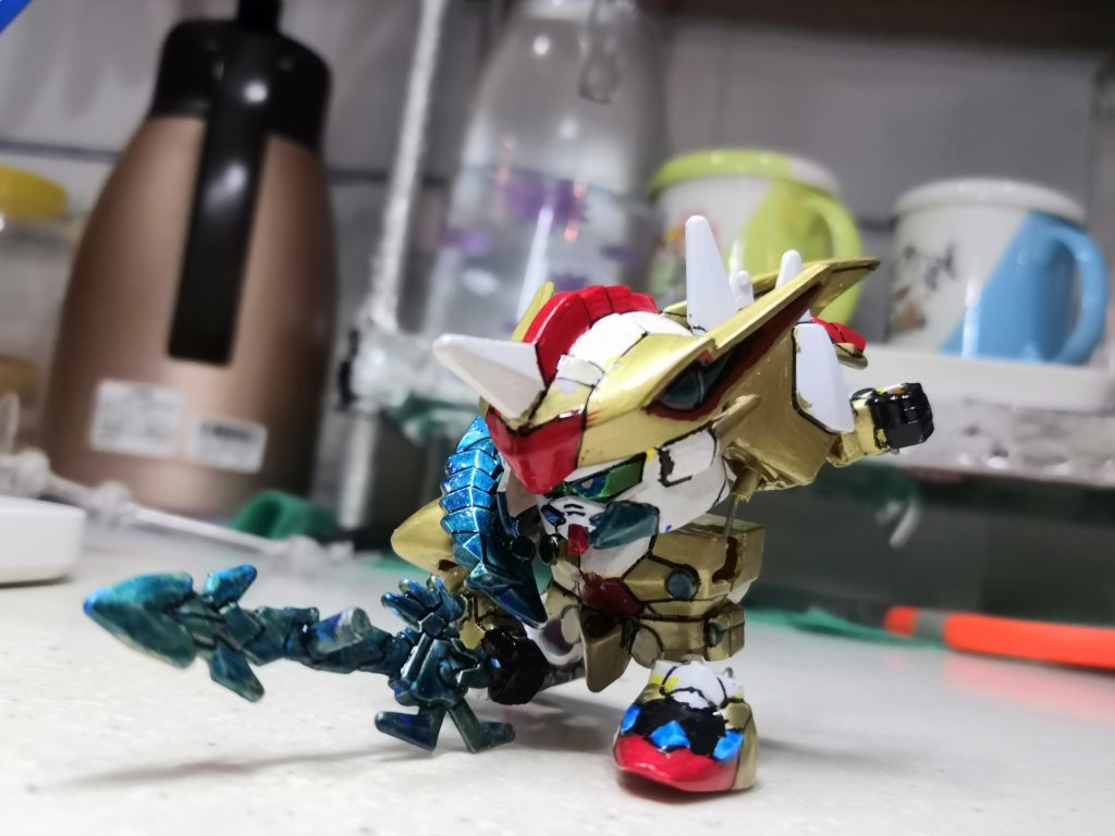 ちーびー戦士No.11 聖竜騎士ゼロガンダム Jr.–9枚目/制作者：LUNLUN（邪道可動）