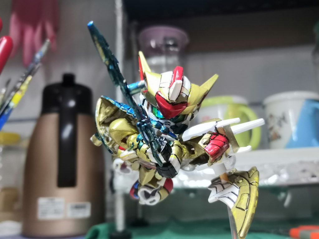 ちーびー戦士No.11 聖竜騎士ゼロガンダム Jr.–2枚目/制作者：LUNLUN（邪道可動）