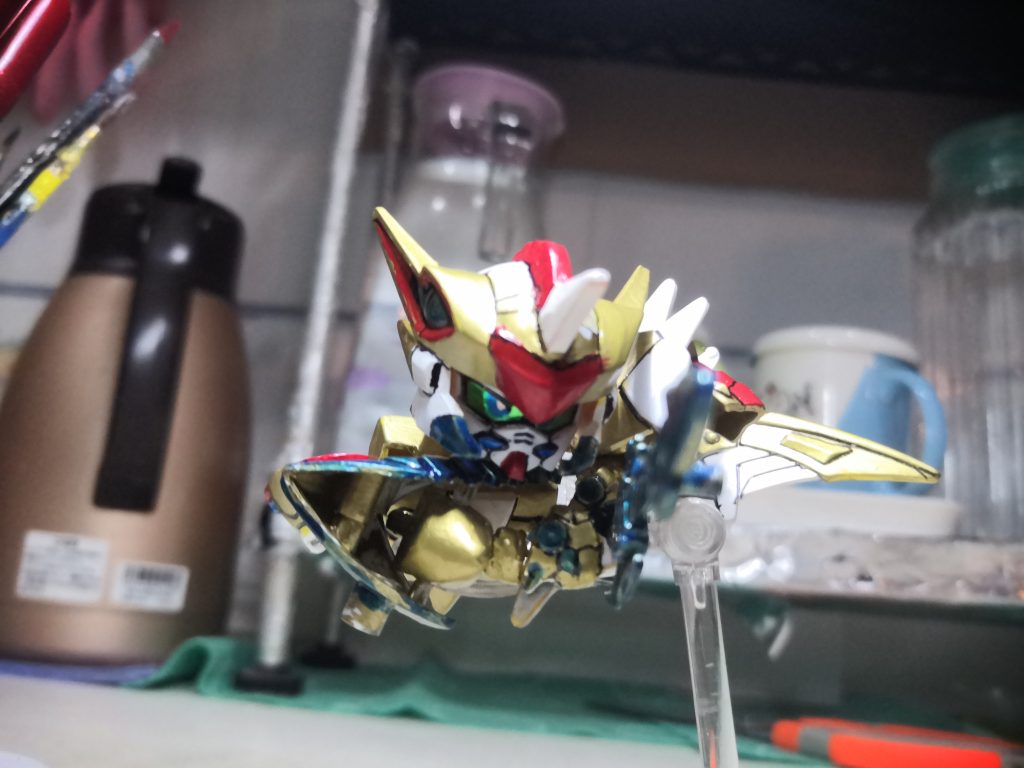 ちーびー戦士No.11 聖竜騎士ゼロガンダム Jr.–3枚目/制作者：LUNLUN（邪道可動）