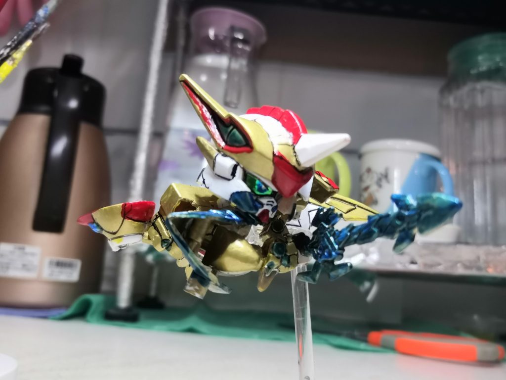 ちーびー戦士No.11 聖竜騎士ゼロガンダム Jr.–5枚目/制作者：LUNLUN（邪道可動）