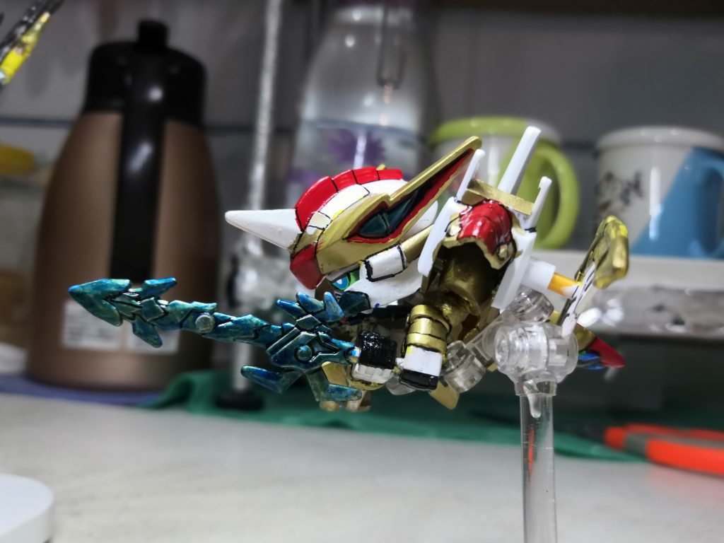 ちーびー戦士No.11 聖竜騎士ゼロガンダム Jr.–4枚目/制作者：LUNLUN（邪道可動）