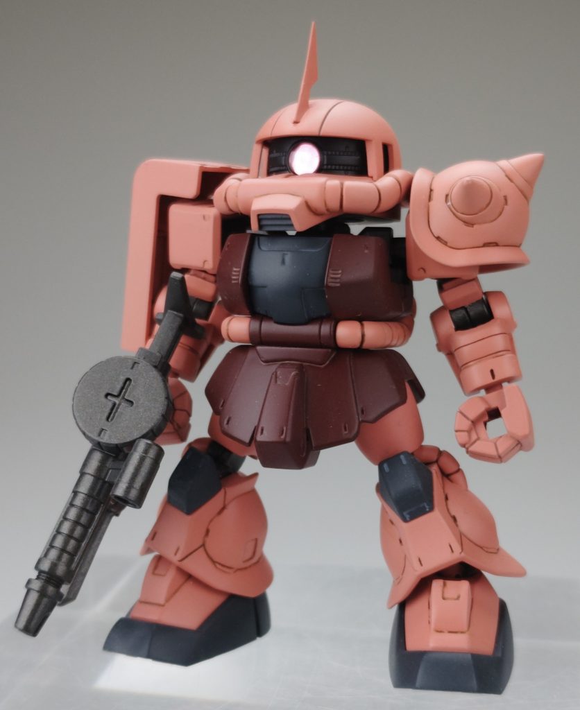 SDシャア専用ザク–2枚目/制作者：くろたけ