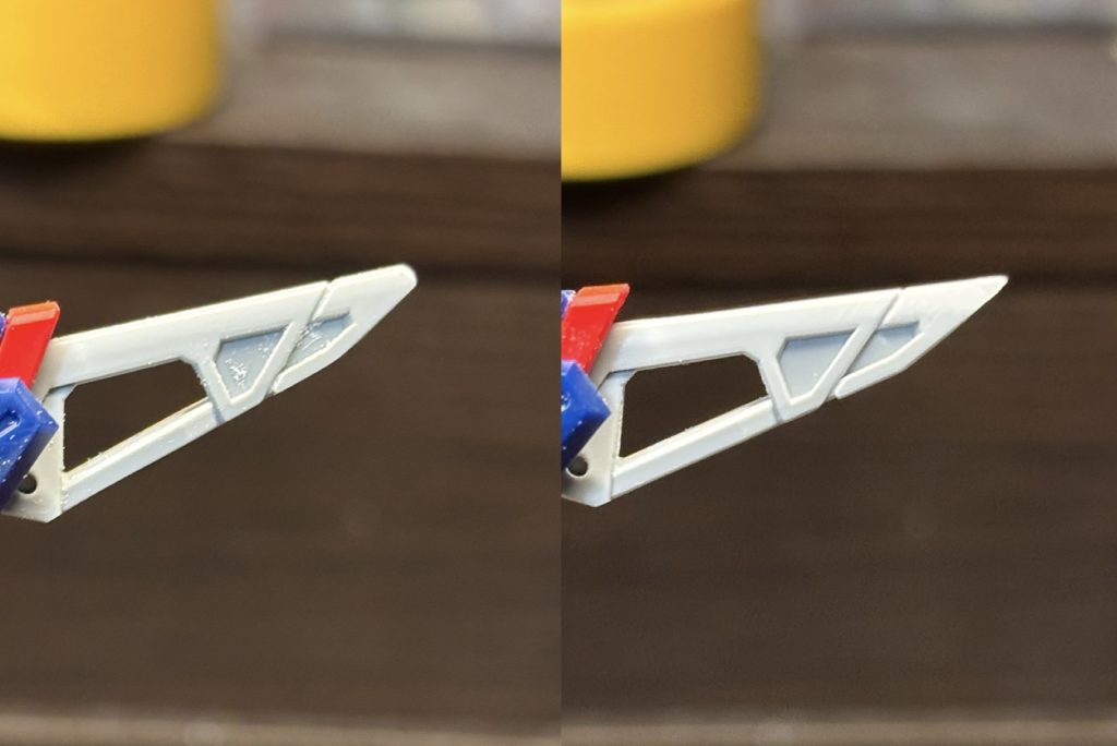 各部のシャープ化