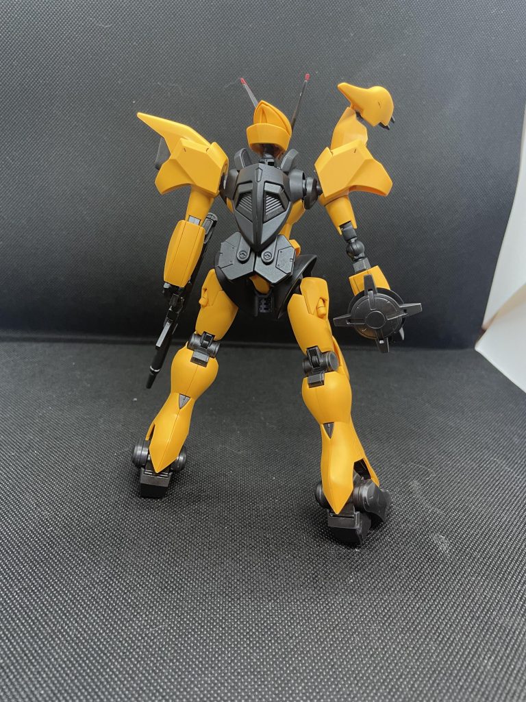 後ろから。首は…そう！…虫感を残そうと思って(手抜き)