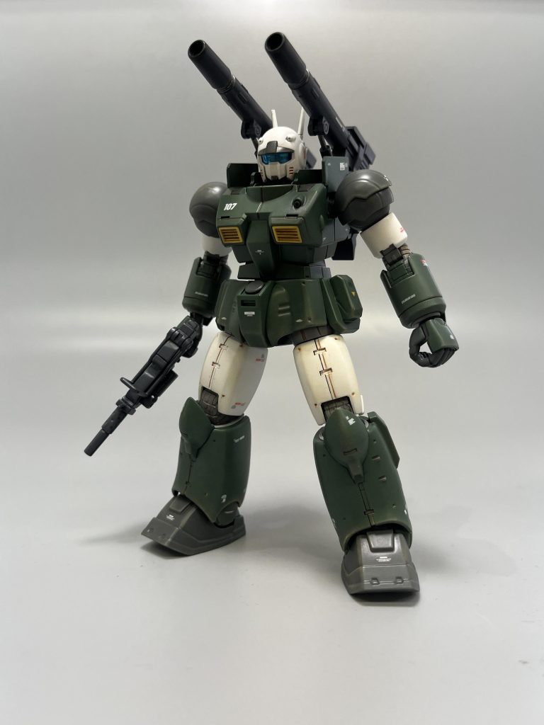前回のジムもそうですが、オリジン系キットはカッコよくて、出来が良いですね😊 配色についても軍用系カラーがフィットしてるように思います。・・・次は・・・この勢いで3機目作っちゃいますか!!😆