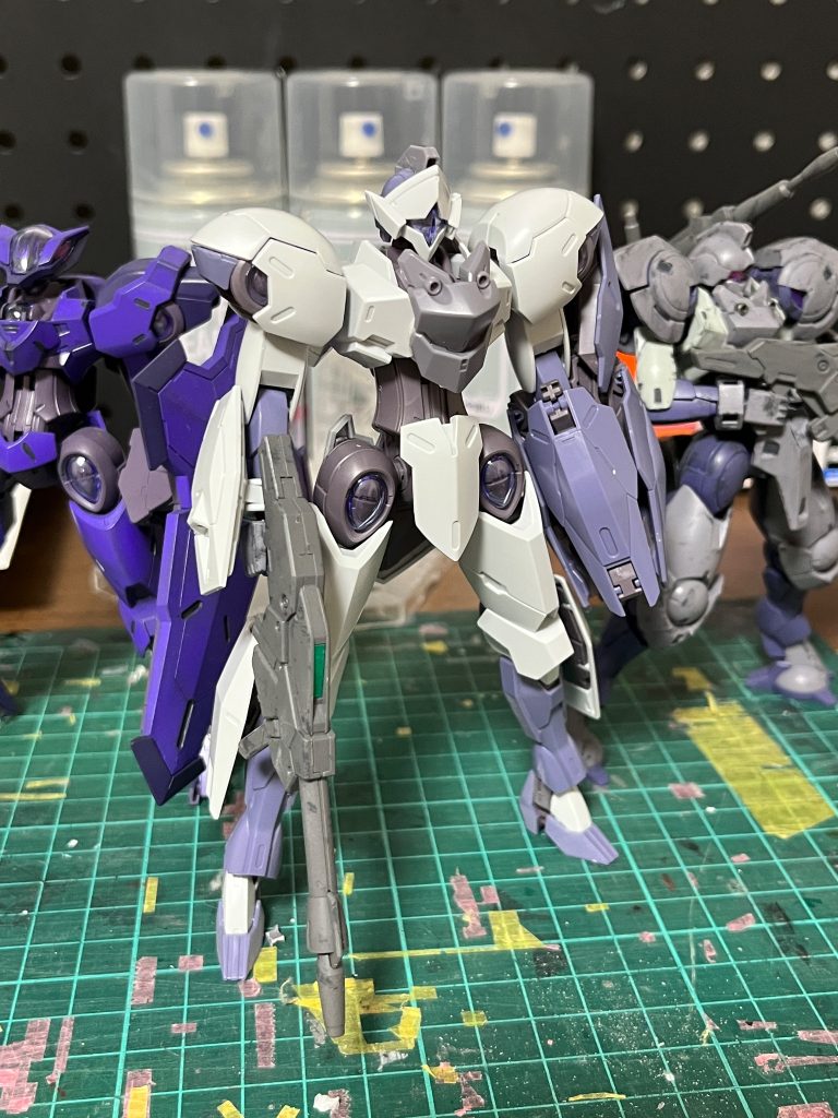 最初はこんな感じで、シュトルムの武装をくっつけるプランでした。