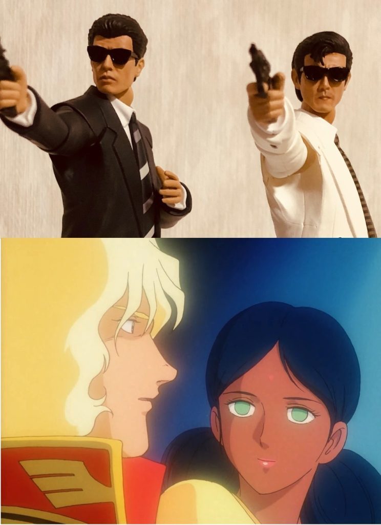 シャアにとってこの件がよほど屈辱的だったのか、キシリアに拾われマッドアングラー隊と合流してからは原典同様、執拗にホワイトベース隊を付け狙うようになった。やがて彼自身もニュータイプへと覚醒しつつあった・・・。一方ララァはそんなシャアにプレッシャーを与えたタカとユージに興味を持ち始め、一度会ってみたいと考えるようになった。ララァがタカとユージの二人に出会ったのは、ホワイトベース隊がサイド6に入港した頃だった。タカとユージはフラナガン機関の施設へガサ入れを行い、そこでシャリア・ブル、クスコ・アルそしてララァと邂逅する。