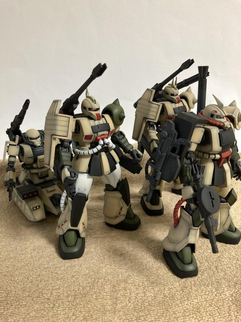 残り一機で部隊全景ですしばしお待ちください