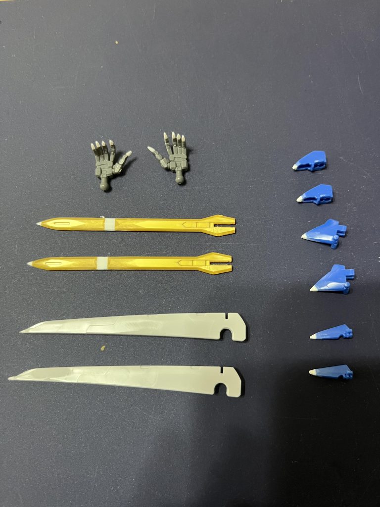 延長したパーツ