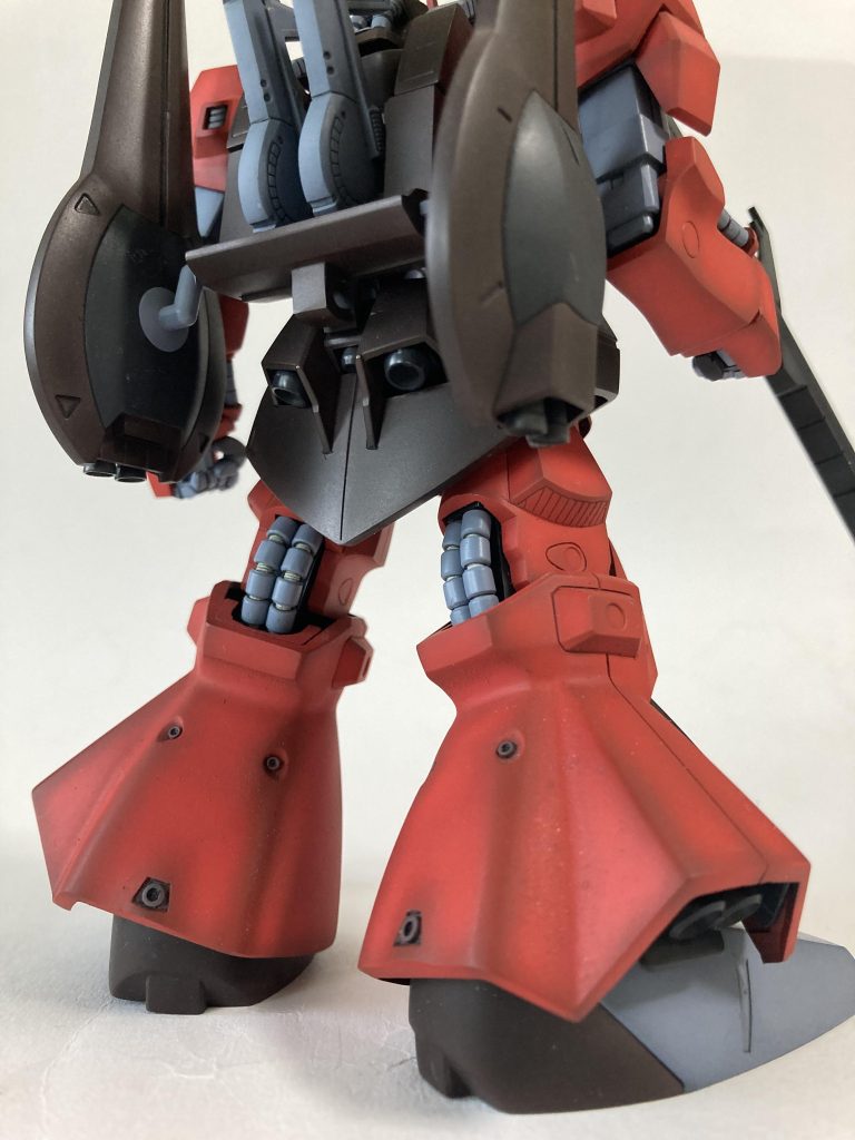 膝関節裏側のパイプパーツ改修膝関節で2mm延長