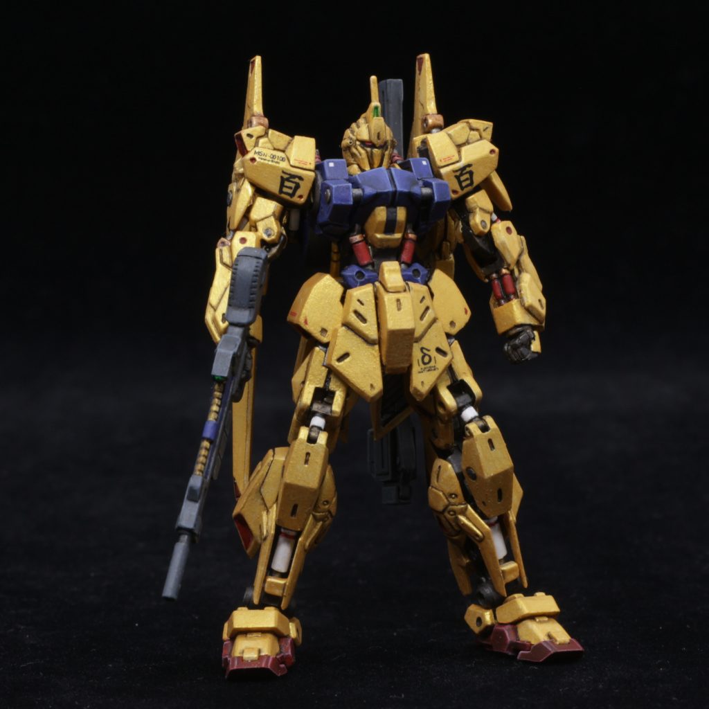 「百」とかはデカールにしました。もう少し小さくてもよかったかな。