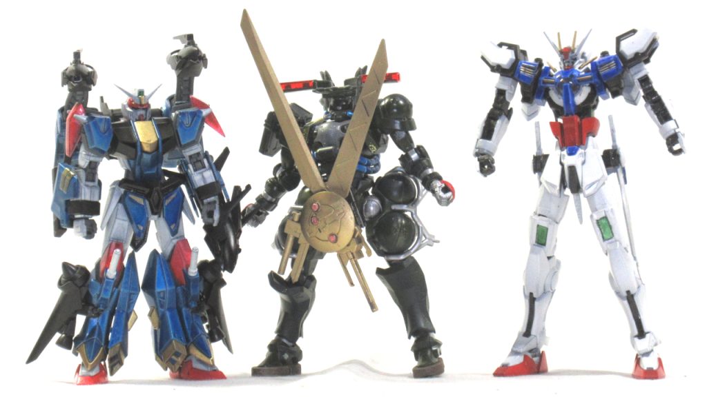 　ここのところ作ったものとの比較。