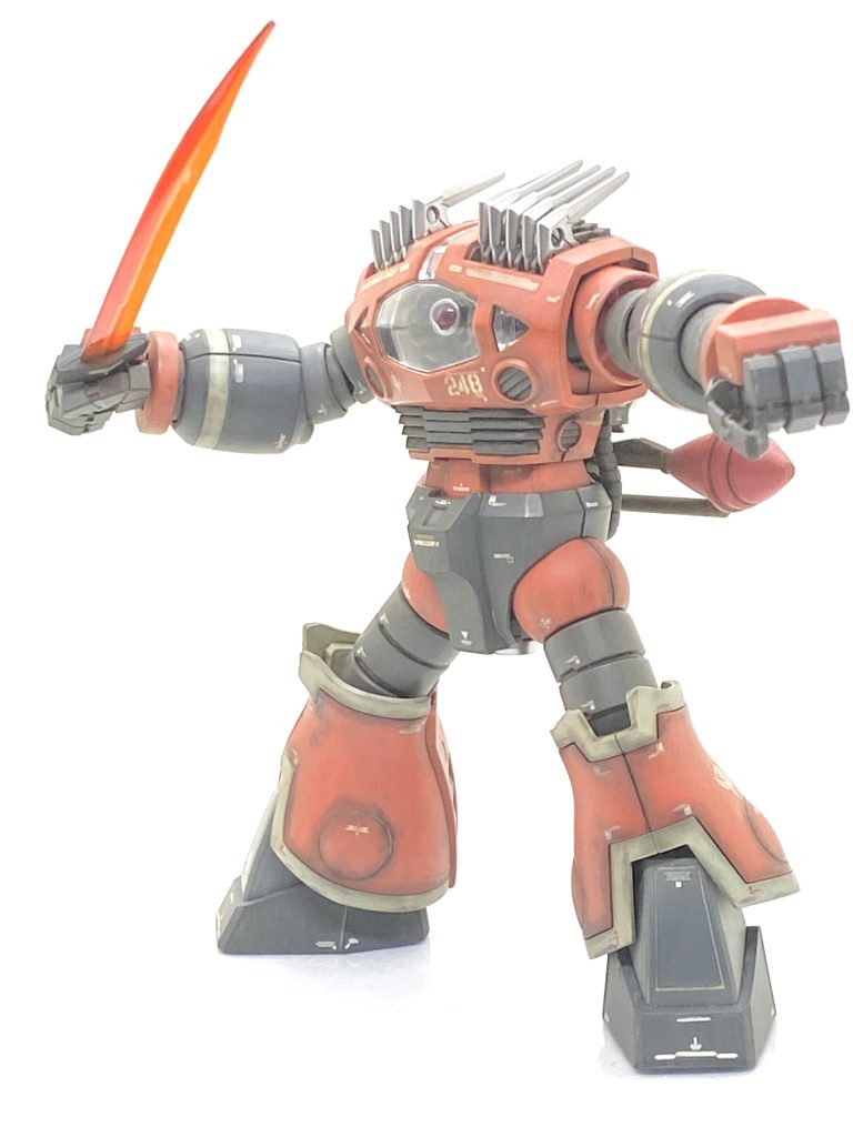 ヒートソードのは光沢クリアーを吹いています。