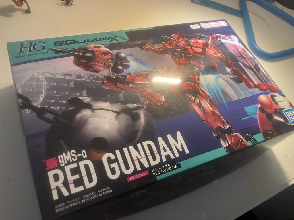 作品名：赤いガンダムの制作します！<p>最近GQ版エグザベ専用ギャンの発売日が決定しましたね。皆さんは買いますか？私はガンダムベースでの抽選を行い当たったら買おうと思います。 溜まりに溜まった積みプラを徐々に崩していっても、欲しいガンプラが発売してまた積む最近 […]</p>