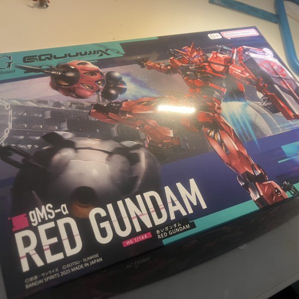 赤いガンダムの制作します！