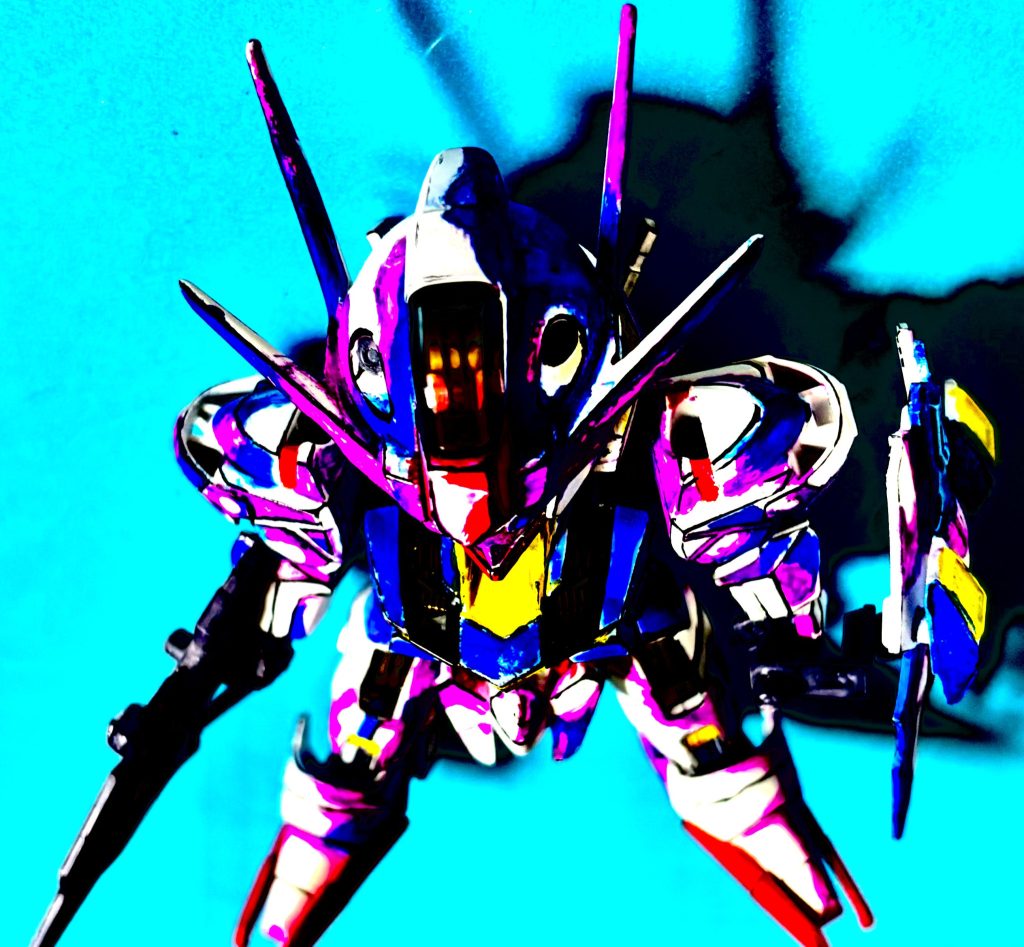 SD-EX  GUNDAM AERIAL  ANIMATION COLOR