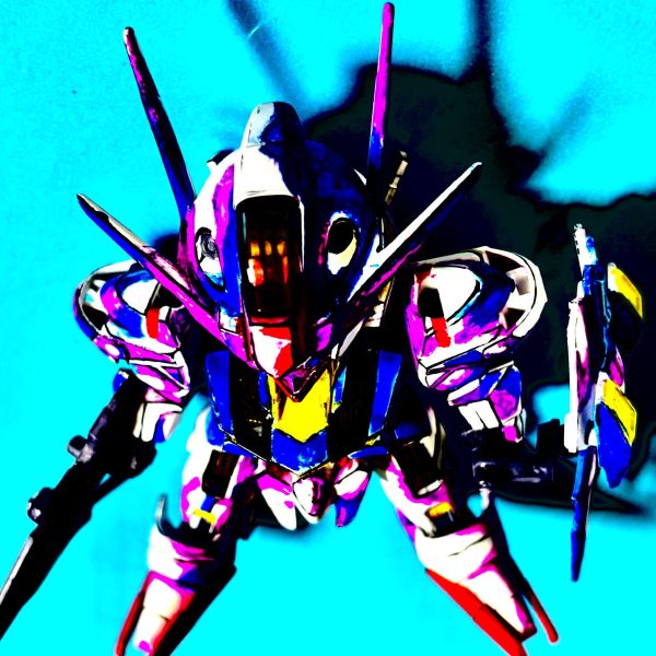 SD-EX  GUNDAM AERIAL  ANIMATION COLOR