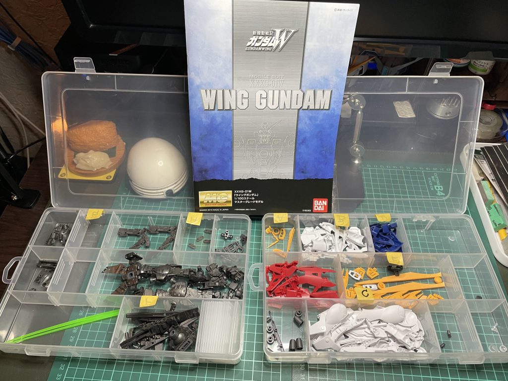 時は流れて今年の1月。ちまちま進めてやっとパーツを洗浄するところまでこぎつけました。