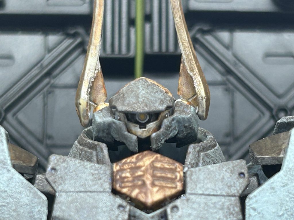 鋳造塗装も青銅みたいな雰囲気になるように心掛けました