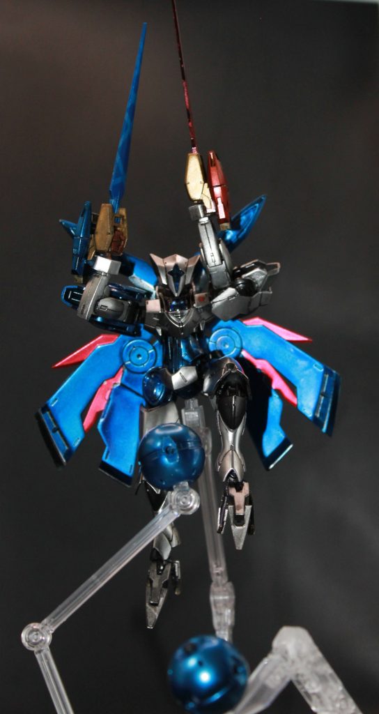 最後にレラーナの大技を再現して〆。浮き上がり月を模した魔法の球を2つ落とした後、本体も落ちてきます。3回ともにフィールド全域に判定がある爆発を伴うので完全に初見殺し。この技を見て制作を決めたのが懐かしいですね。水星の魔女も既に懐かしいし時の流れを感じます。いや、ナイトレインも水星の魔女の学パロも始まったし逆に今が旬同士かも?外伝のヴァナディースハートにはベギルベウの派生機も出てくるらしいし、いつか読みたいところ。それではご観覧ありがとうございました。