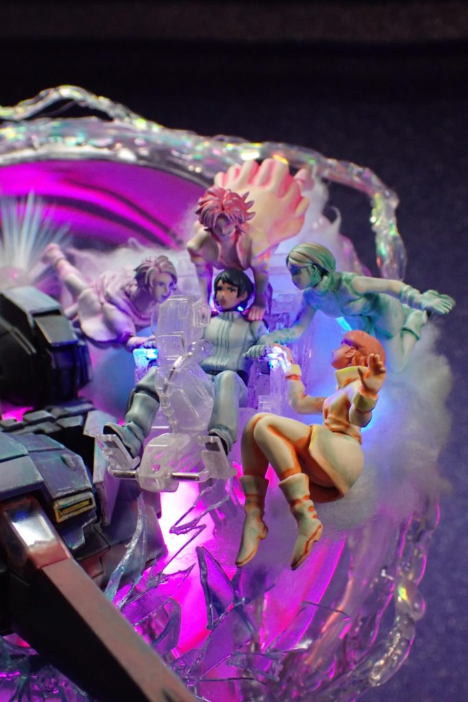 人間たちはエポパテでの自作です。