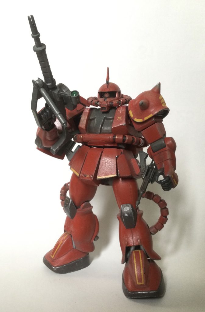 手首とマシンガンはほぼ自作です。