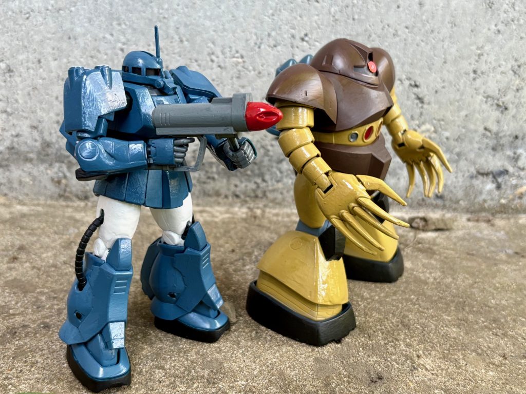 その後もベルファスト基地から出発したホワイトベース隊を大西洋上で襲撃し、セントヘレナ島にあるジオン軍の前線基地まで2機のガンダムを搭載したガンペリーをおびき寄せた。（おおまかな流れはTV版ファーストの第28話と同じだがミハルは登場せず、代わりにシイコがジャブローまでホワイトベース隊と同行。彼女の乗ったGMがブーンの部下が動かすグラブロと水中戦を繰り広げ、勝利する。）