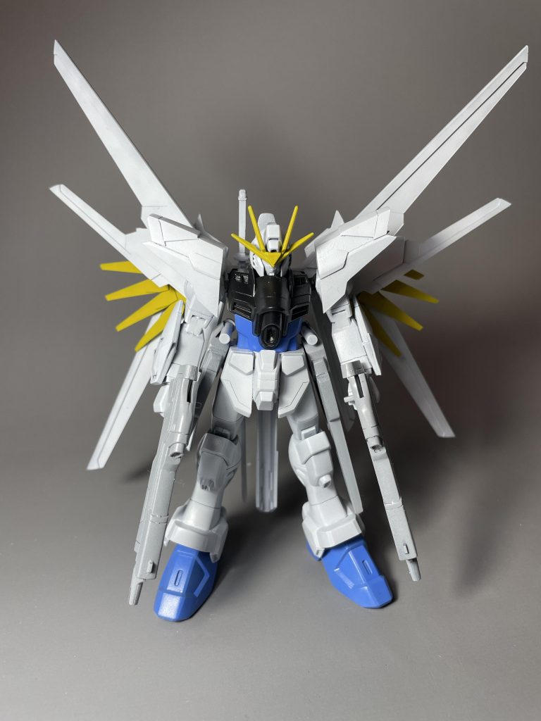 コレクションシリーズストライクフリーダム弐式との合体!コレクションシリーズストライクフリーダムは別に上げています コレクションシリーズならではの安っぽさが好きだったので改めてコレクションシリーズでマイティストライクフリーダムが作れて良かったです! コメント頂けたらめちゃくちゃ嬉しいです!