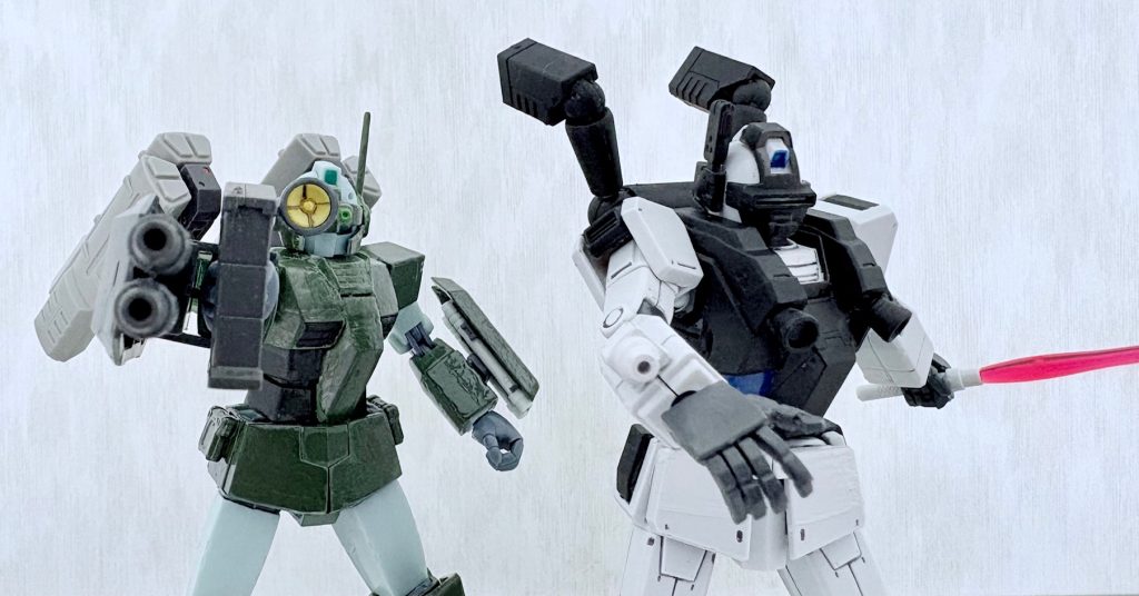 ボカタ「いっちょ派手にやるかぁ・・・」シイコ「キバって行くわよー!!」シイコとボカタはタカとユージに劣らない、息の合った連係プレーで次々にジオンのモビルスーツを撃破。じつはシイコもニュータイプなのでは・・・。