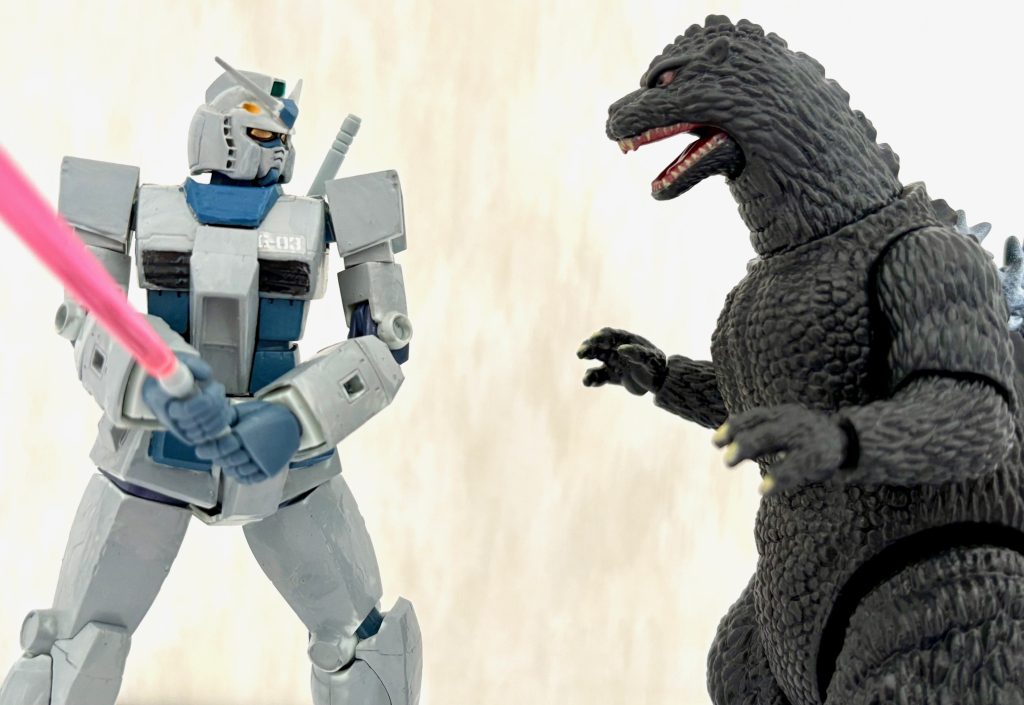 ゴジラのおやっさん「なんでお前最後の最後に巨大化してんだよ！？」おっちゃん「別にええやんか、レディプレイヤー1の時もあんさんとこのメカゴジラはんとやりあった事あんねん、ワイ。その時のよしみで大目に見たってえや」