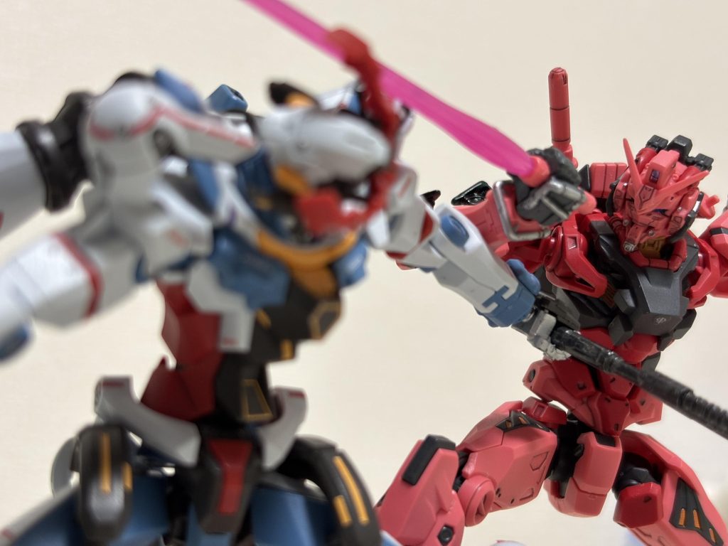 ジークアクス×赤いガンダム–2枚目/制作者：RB777