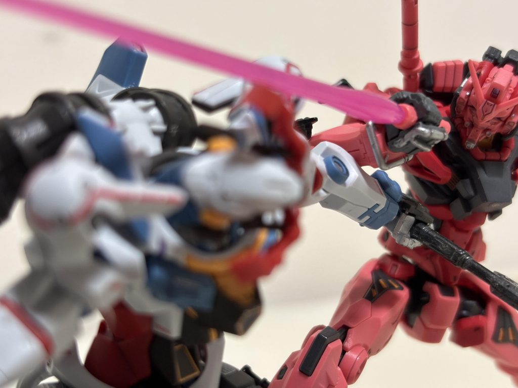 ジークアクス×赤いガンダム–3枚目/制作者：RB777