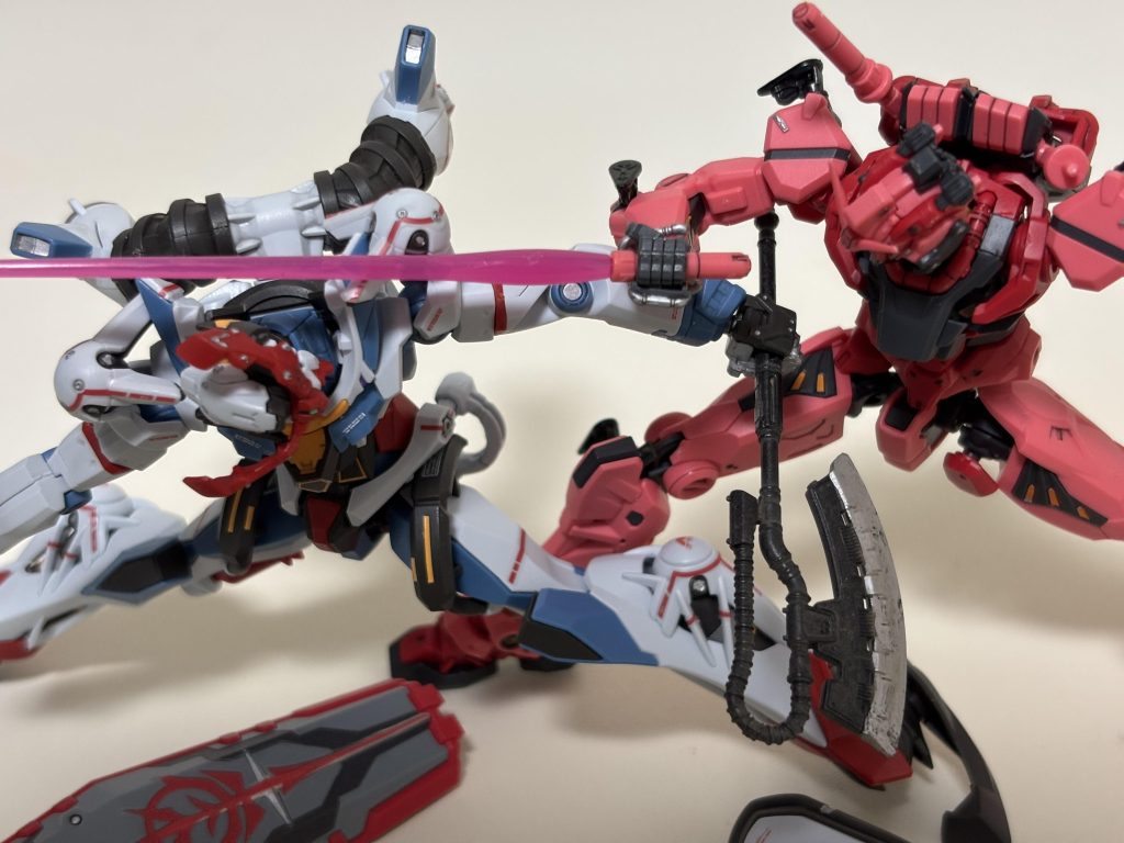 ジークアクス×赤いガンダム–4枚目/制作者：RB777