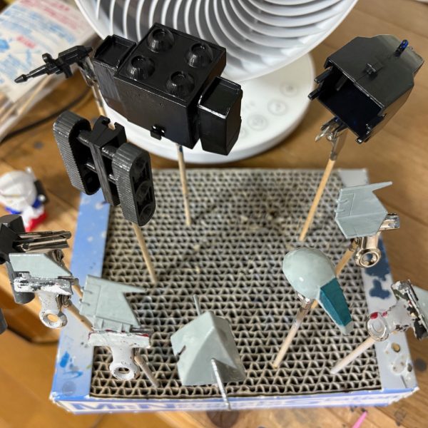 リバイブ版グフに続いてBB戦士Gアーマーも鋭意製作中。「早く作れと、ガンダムが言っている・・・」（3枚目）