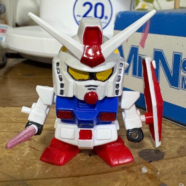 リバイブ版グフに続いてBB戦士Gアーマーも鋭意製作中。「早く作れと、ガンダムが言っている・・・」（2枚目）