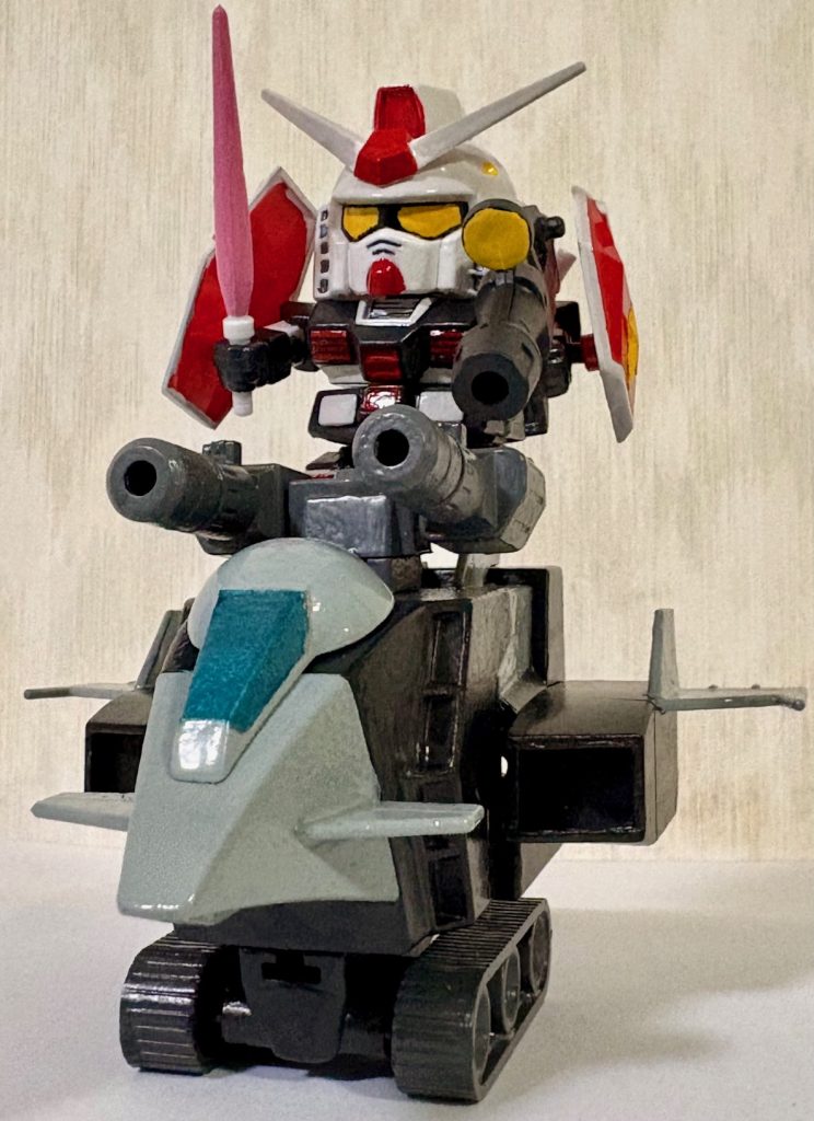 作品名：クローバーリスペクト<p>せっかくのGアーマーセットなので、クローバーガンダム風のポーズを取らせてみた。</p>