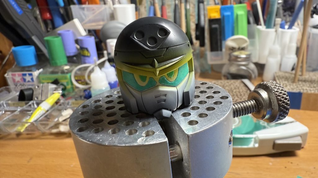 瞳の塗り分け。