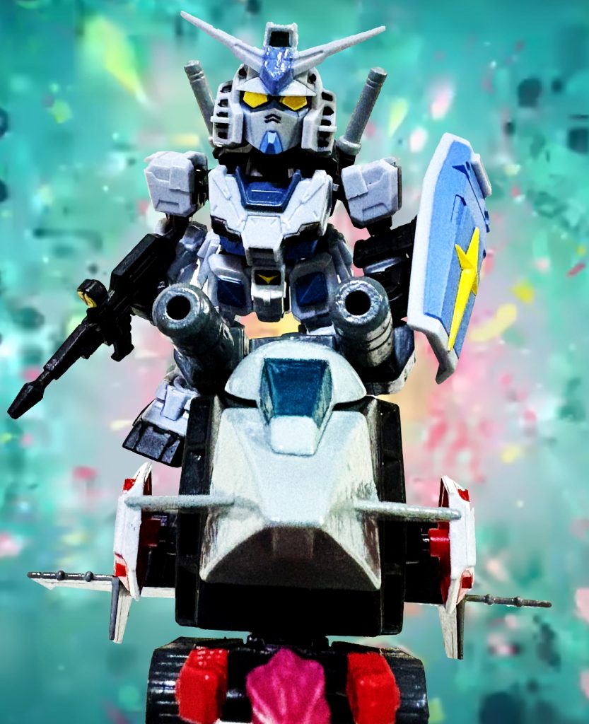 かくしてタカ&ユージはGファイターに乗って、ジークアクスの世界へと飛んだ！！だがこの時、二人はカオルがGファイターのコクピットに忍び込んでいた事を知らなかった・・・。・・・少し暴走してしまったが、タカとユージを「ジークアクス」世界へ行かせるにはこれくらい設定がぶっ飛んでないといけないなと思う。