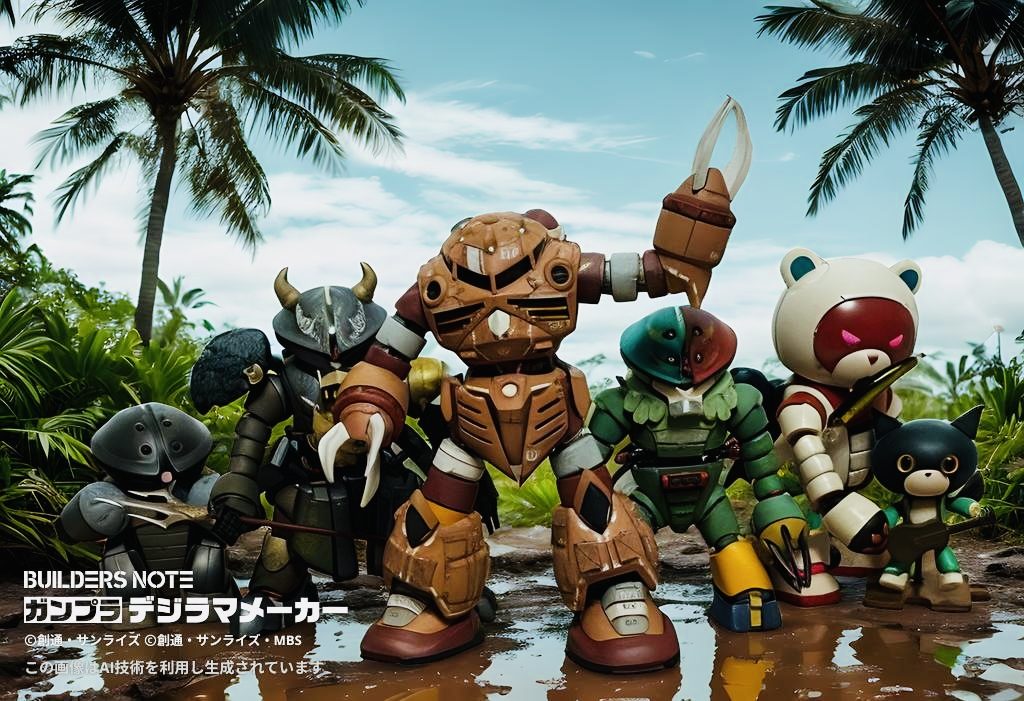 4機のアッガイを率いて再びジャブロー基地に潜入するシーンをデジラマで…この4機だった時のシャア大佐の気持ちは…