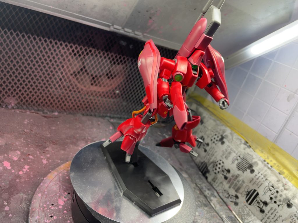 シャア・アズナブル、ガザC出るぞ‼️–2枚目/制作者：薩摩模型塗装工務店