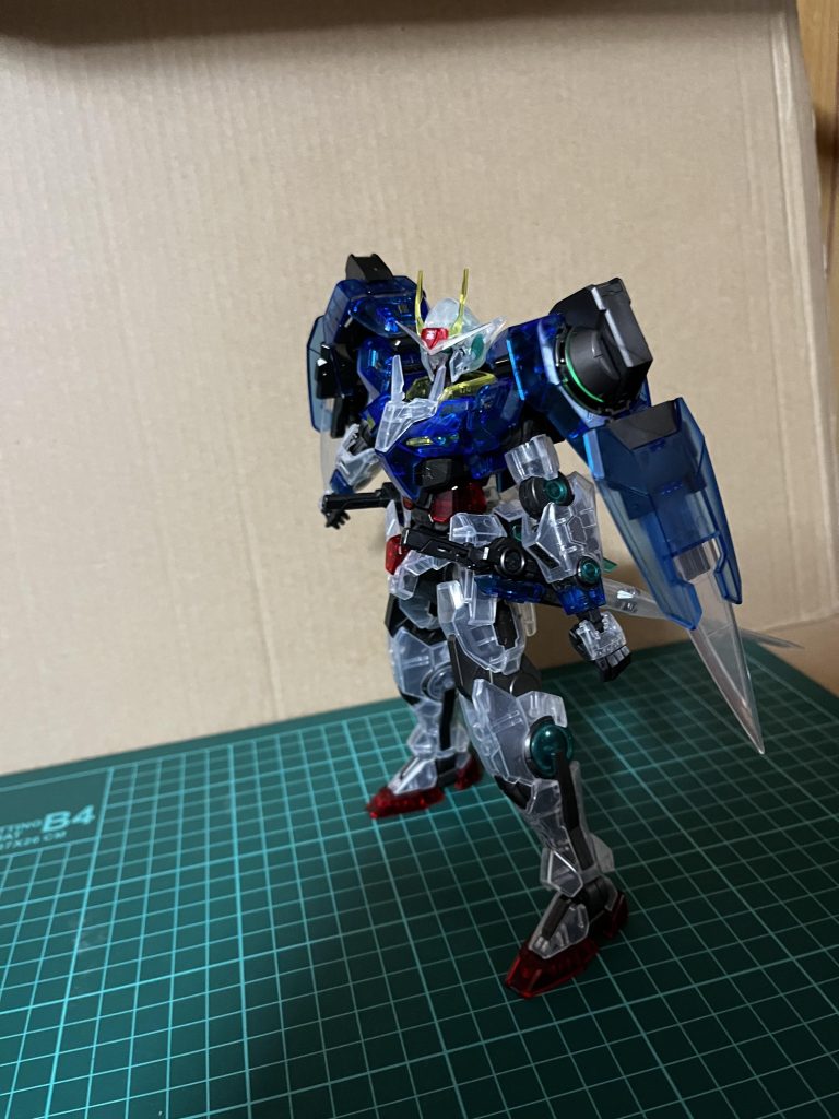 ダブルオーガンダム粒子貯蔵タンククリアパーツ–3枚目/制作者：アッキー