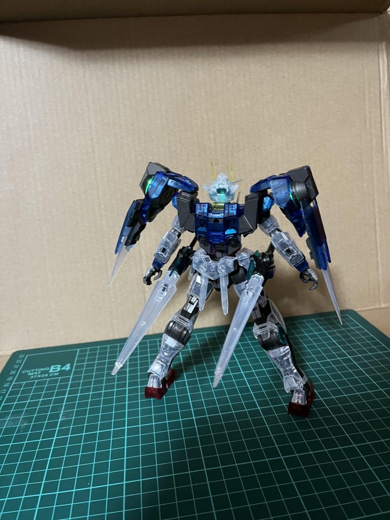 ダブルオーガンダム粒子貯蔵タンククリアパーツ–4枚目/制作者：アッキー