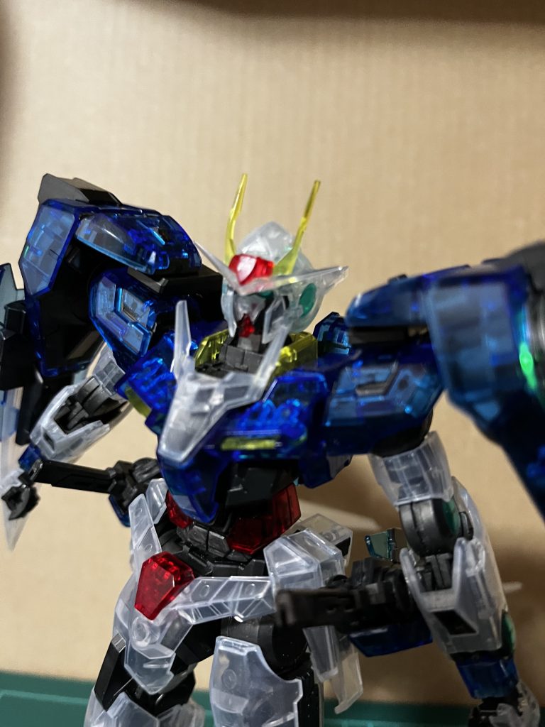 ダブルオーガンダム粒子貯蔵タンククリアパーツ