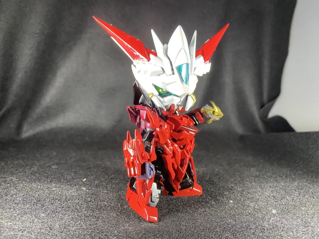 完成した後に気が付いた事としてはなんかガンキャノンみたいなカラーリングだなって所です