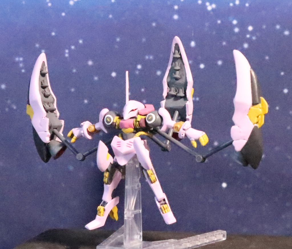 ファンネルを１５個作るのは苦労しました。