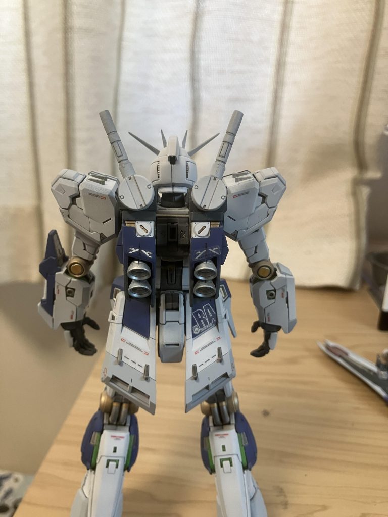 ダブルビームサーベルかっこいい。我ながらほれぼれ。