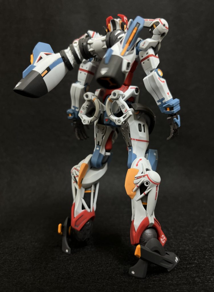 塗り分けは主に筆塗りですが、一部エアブラシです。あらためてオレンジイエローの隠蔽力の弱さに嘆き🫠