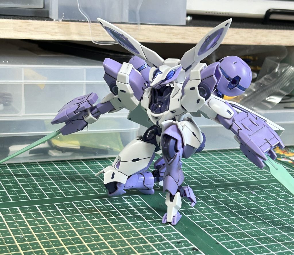 この期待0話見た時からオシャレでカッコイイと思っており、ガンプラ巡りしたら出会ったので作ってみました!