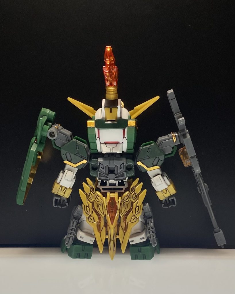 とにかく完成させるのを第一にしたので、各部の肉抜きはそのままです