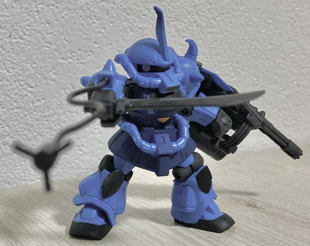 アンカーワイヤー先端もHGフライトタイプグフから持ってきました。